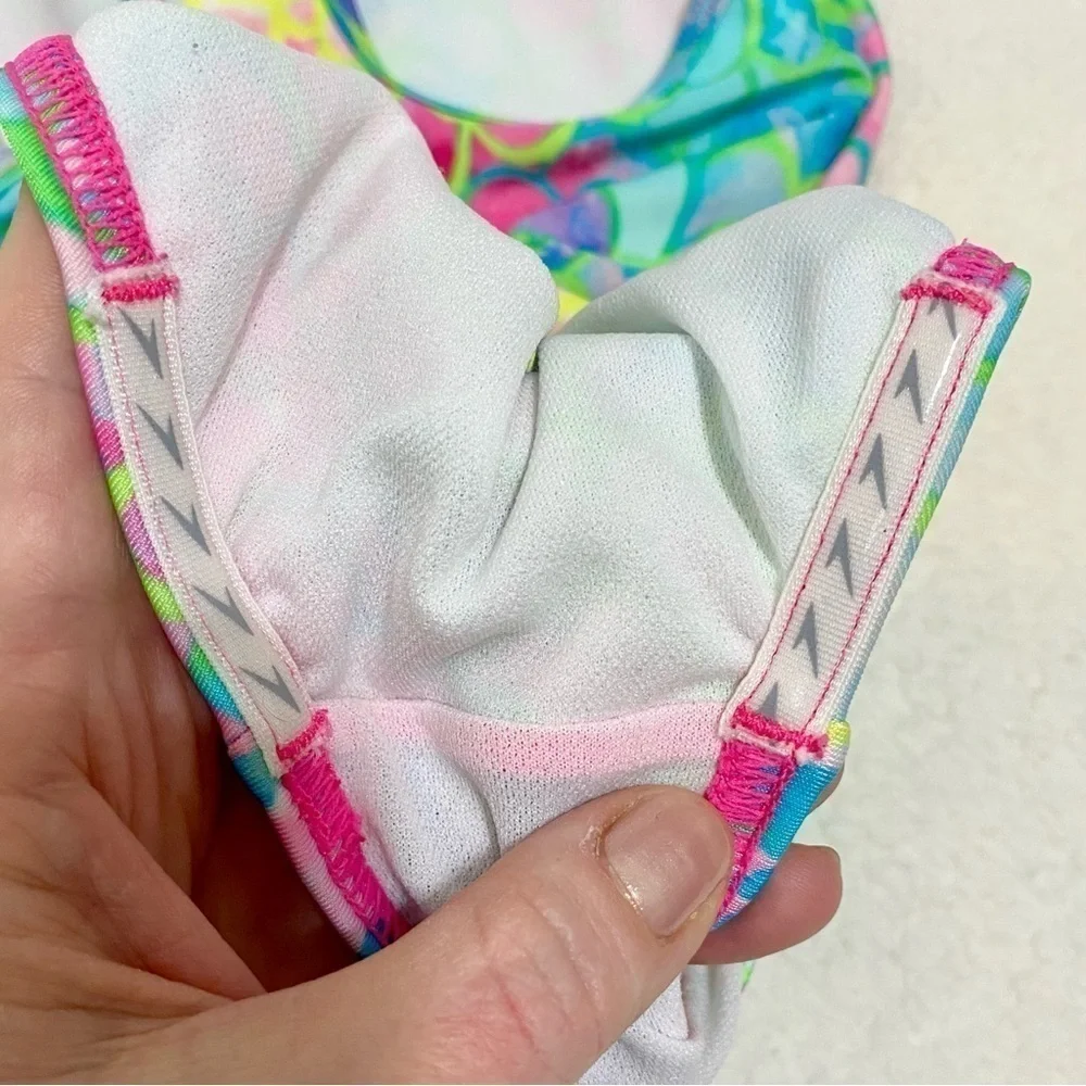 Speedo sea level mermaid scales print racer back multicolor small